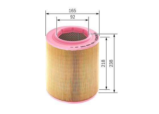 BOSCH 1 457 429 795 Luftfilter