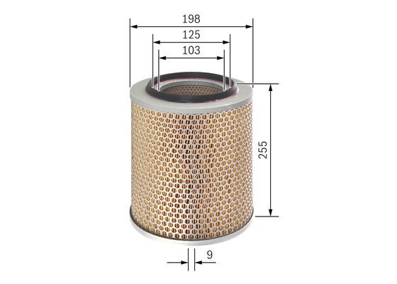 BOSCH 1 457 429 854 Luftfilter