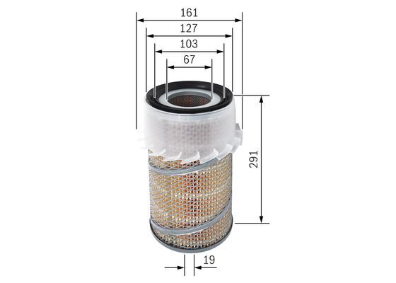 BOSCH 1 457 429 933 Luftfilter