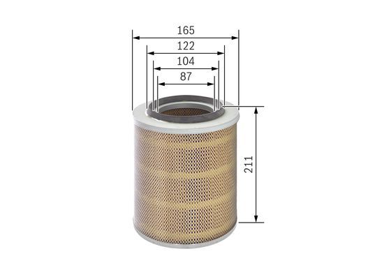 BOSCH 1 457 429 942 Luftfilter