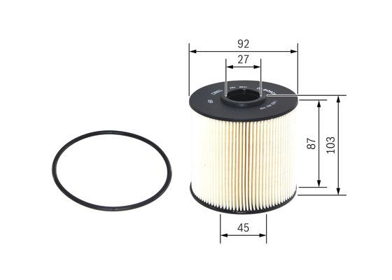 BOSCH 1 457 431 707 Kraftstofffilter