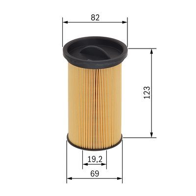 BOSCH 1 457 431 708 Kraftstofffilter