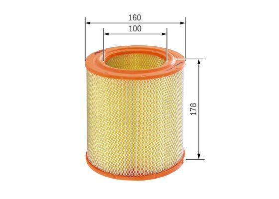 BOSCH 1 457 432 138 Luftfilter