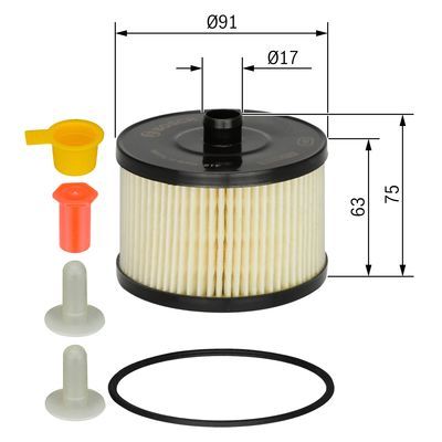 BOSCH 1 457 431 723 Kraftstofffilter