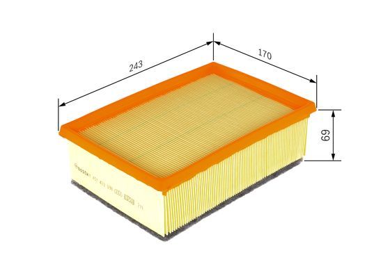 BOSCH 1 457 433 098 Luftfilter