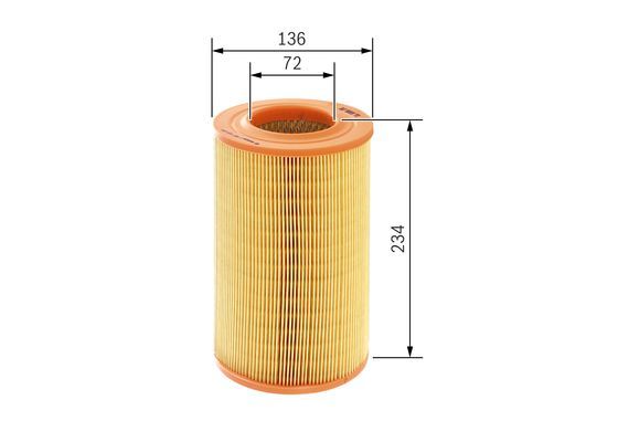 BOSCH 1 457 433 154 Luftfilter