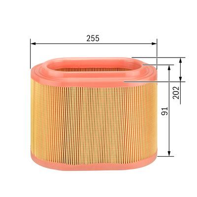 BOSCH 1 457 433 311 Luftfilter