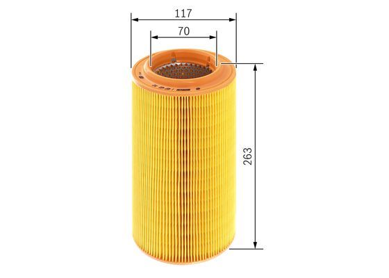 BOSCH 1 457 433 712 Luftfilter