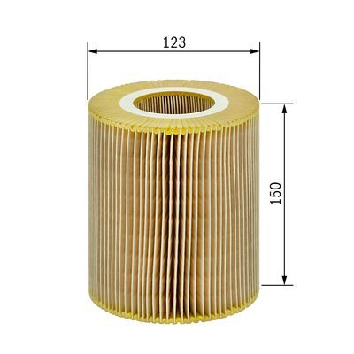 BOSCH 1 457 433 715 Luftfilter