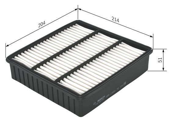 BOSCH 1 457 433 969 Luftfilter