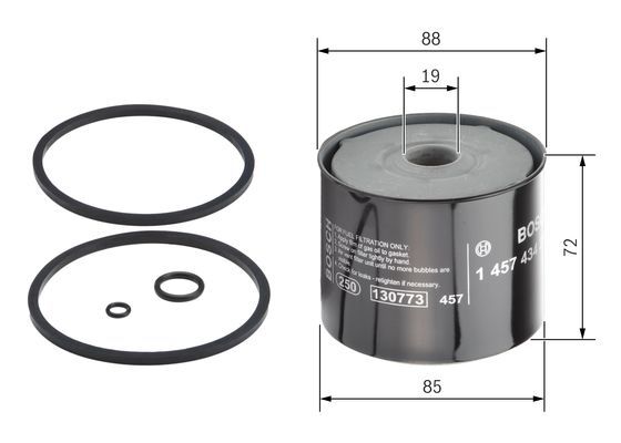 BOSCH 1 457 434 201 Kraftstofffilter