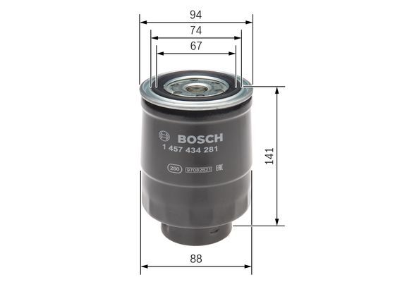 BOSCH 1 457 434 281 Kraftstofffilter