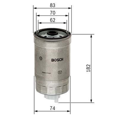 BOSCH 1 457 434 324 Kraftstofffilter