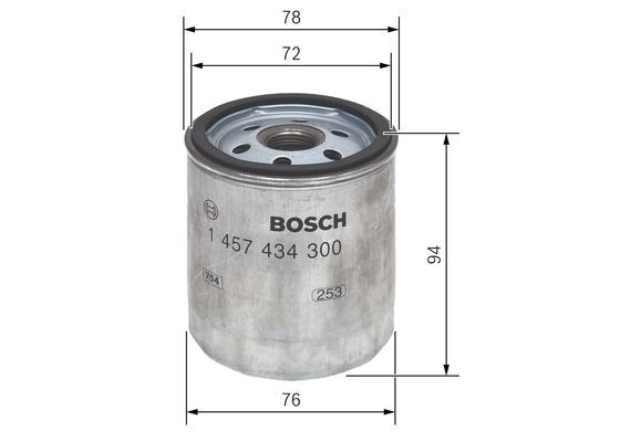 BOSCH 1 457 434 300 Kraftstofffilter