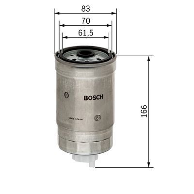 BOSCH 1 457 434 310 Kraftstofffilter