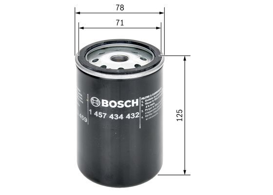 BOSCH 1 457 434 432 Kraftstofffilter