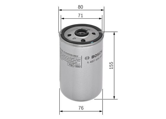 BOSCH 1 457 434 447 Kraftstofffilter