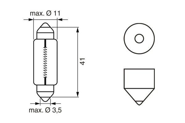 BOSCH 1 987 301 014 Glühlampe Pure Light