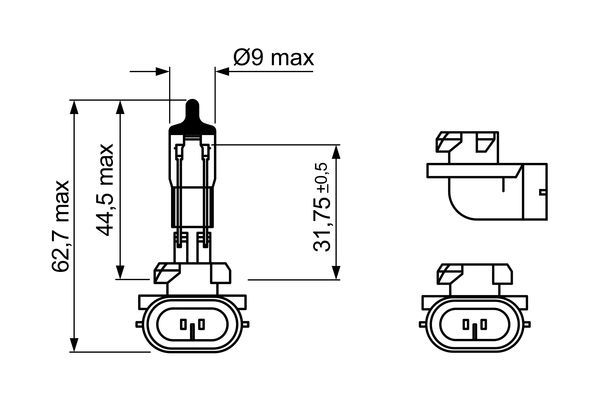 BOSCH 1 987 302 029 Glühlampe Pure Light