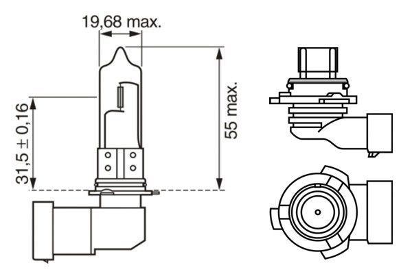 BOSCH 1 987 302 153 Glühlampe Pure Light WS