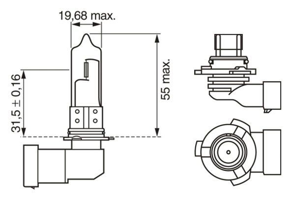 BOSCH 1 987 302 152 Glühlampe Pure Light WS