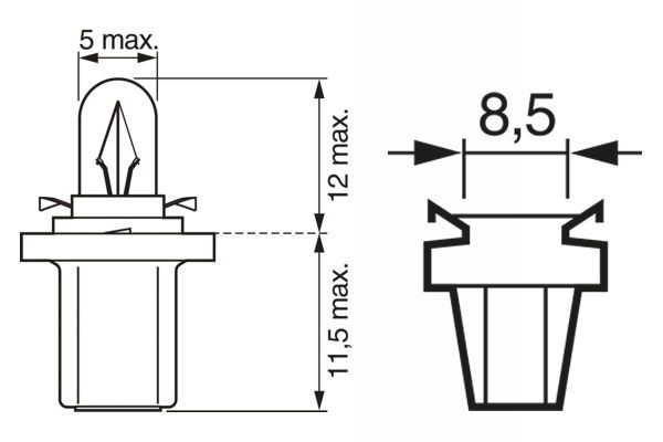 BOSCH 1 987 302 219 Glühlampe Pure Light