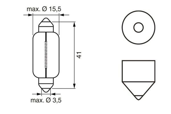 BOSCH 1 987 302 238 Glühlampe Pure Light