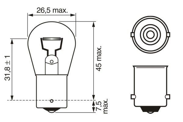 BOSCH 1 987 302 239 Glühlampe Pure Light