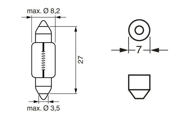 BOSCH 1 987 302 226 Glühlampe Pure Light