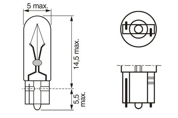 BOSCH 1 987 302 504 Glühlampe Trucklight