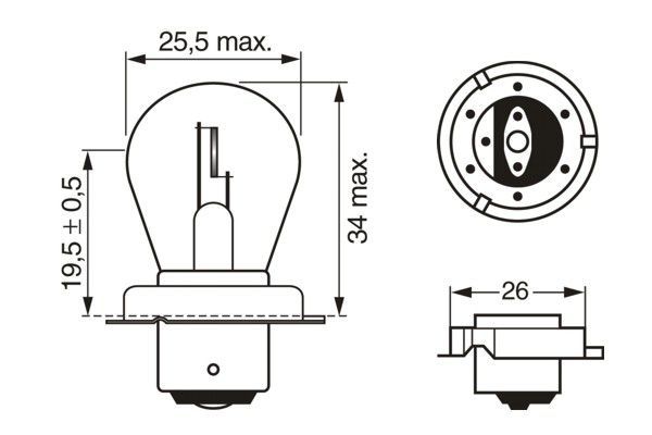 BOSCH 1 987 302 606 Glühlampe Pure Light