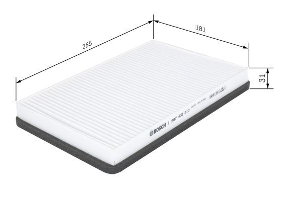 BOSCH 1 987 432 013 Filter Innenraumluft