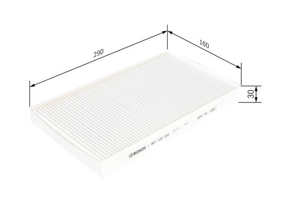 BOSCH 1 987 432 003 Filter Innenraumluft