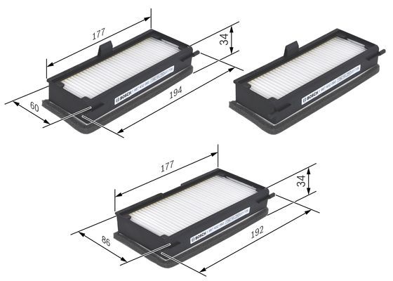 BOSCH 1 987 432 060 Filter Innenraumluft