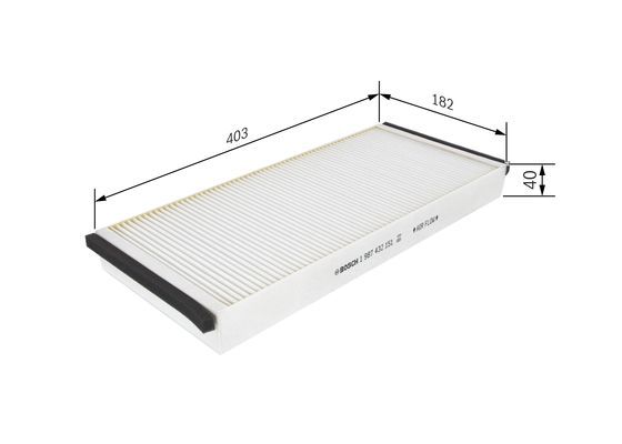 BOSCH 1 987 432 151 Filter Innenraumluft