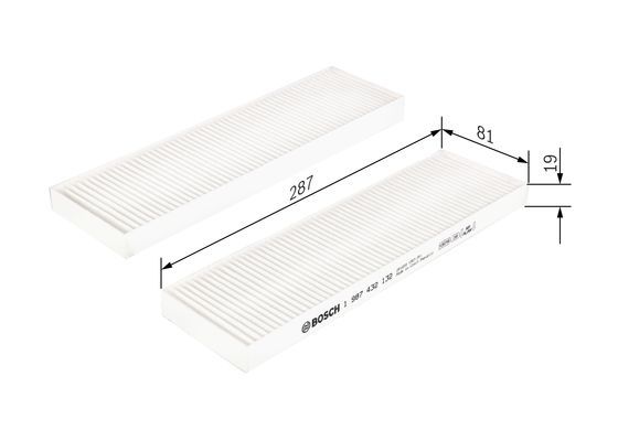 BOSCH 1 987 432 132 Filter Innenraumluft