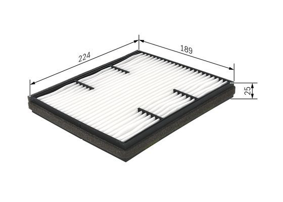 BOSCH 1 987 432 223 Filter Innenraumluft