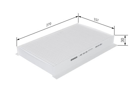 BOSCH 1 987 432 235 Filter Innenraumluft