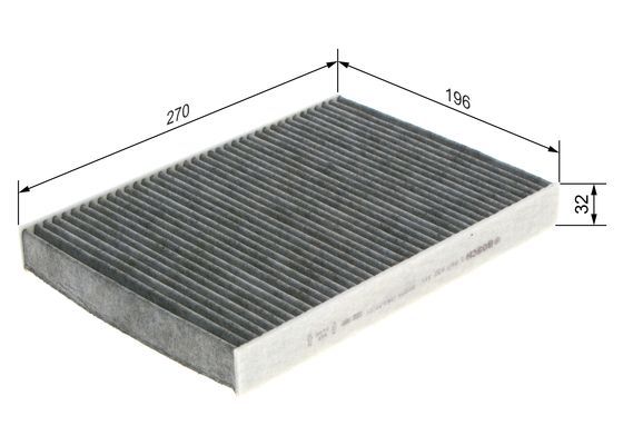 BOSCH 1 987 432 311 Filter Innenraumluft