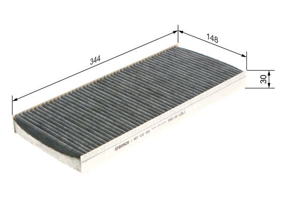 BOSCH 1 987 432 306 Filter Innenraumluft