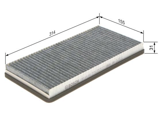 BOSCH 1 987 432 307 Filter Innenraumluft