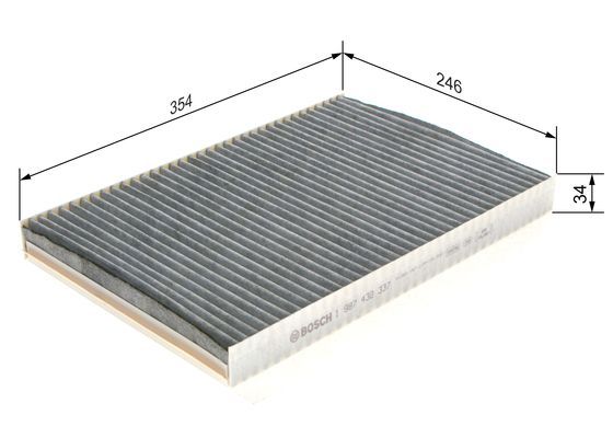 BOSCH 1 987 432 337 Filter Innenraumluft