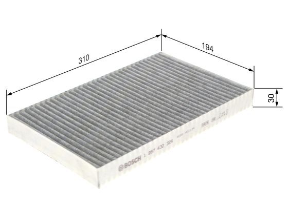 BOSCH 1 987 432 324 Filter Innenraumluft