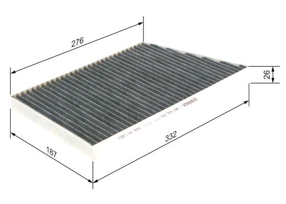 BOSCH 1 987 432 370 Filter Innenraumluft