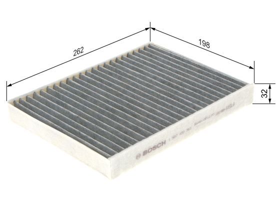 BOSCH 1 987 432 361 Filter Innenraumluft