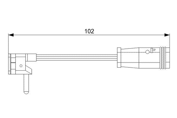 BOSCH 1 987 473 019 Warnkontakt Bremsbelagverschleiß