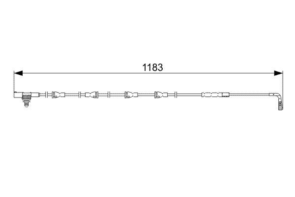 BOSCH 1 987 473 031 Warnkontakt Bremsbelagverschleiß