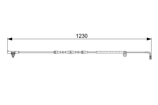 BOSCH 1 987 473 022 Warnkontakt Bremsbelagverschleiß