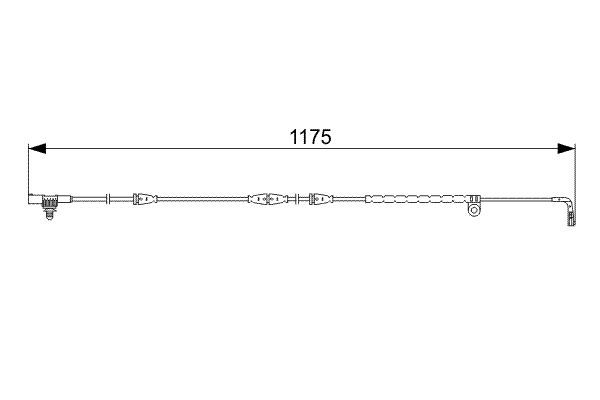 BOSCH 1 987 473 032 Warnkontakt Bremsbelagverschleiß