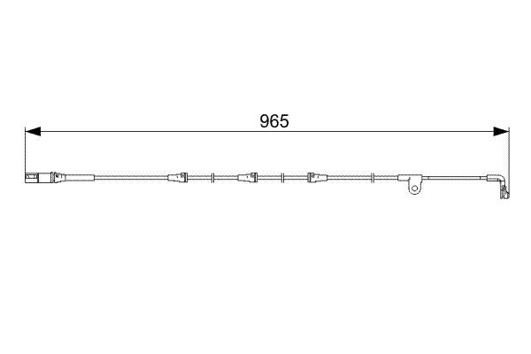 BOSCH 1 987 473 027 Warnkontakt Bremsbelagverschleiß